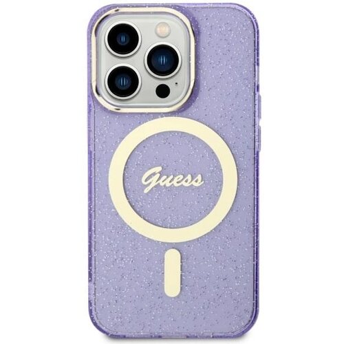 Guess HARDCASE BLE&Scaron;ČEČ ZLAT OVITEK ZA MAGSAFE ZA IPHONE 11 / XR VIJOLIČEN, (21834241) Cene