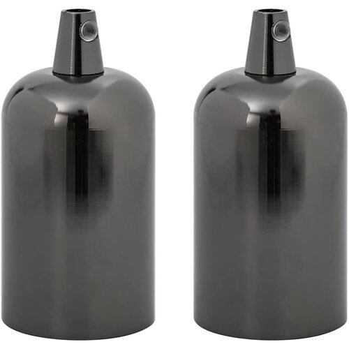  Grla za žarulje 2 kom sjajno crna E27 41 x 86 mm Slike