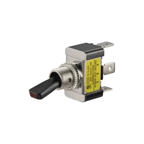TRU COMPONENTS Automobilski prevjesni prekidač 12 V/DC 30 A 1 x isklop/uklop bez povrata TC-R13-423L GREEN 1 kom. Cijene