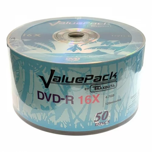 Traxdata DVD-R 4.7 GB 16x hitrost, 50 kom