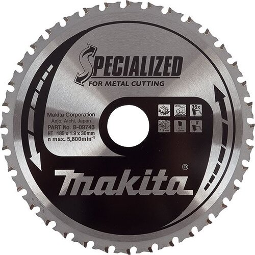 Makita List za testeru od tvrdog metala, sa 36 zubaca Makita B-09743 Cene