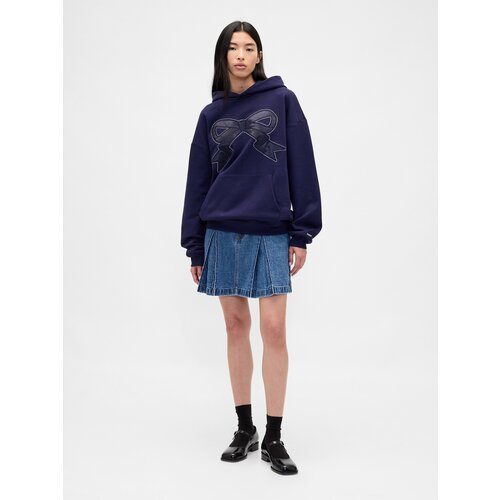 GAP Denim Pleated Mini Skirt × Sandy Liang - Ladies Cene