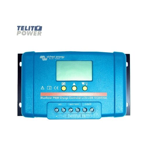 Victron Energy Victron BlueSolar PWM LCD&USB 12/24V-30A &ndash; Solarni regulator punjenja ( 5084 ) Cene