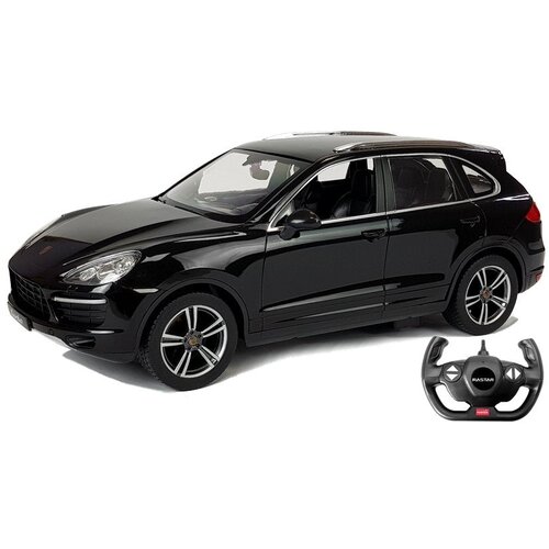  Auto na daljinsko upravljanje Porsche Cayenne Turbo Rastar 1:14- crni Slike