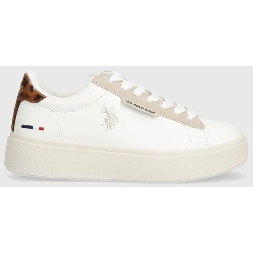 U.S. Polo Assn. Tenisice ASHLEY boja: bijela, ASHLEY001W/CYN2