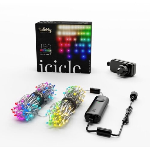 TWINKLY LED svetlobna veriga Icicle RGBW (190 pametnih LED diod, dolžina: 5,5 m) Slike