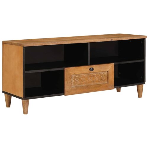 TV ormar s ladicama 100 x 33 x 46 cm Čvrsto drvo manga Cene