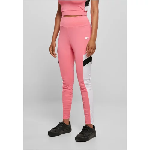 Starter Black Label Women's high-waisted starter sports leggings pnkgrpfrt/wht/blk