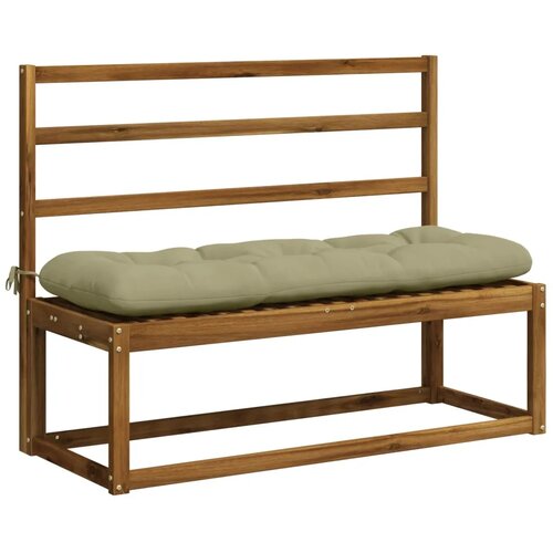  Jastučići za klupe VIANEN 2 kom. 100% poliester Svijetlo zelena - Svijetlo zelena 110 x 40 x 12 cm Slike