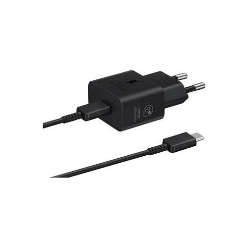Samsung brzi punjač 25w Type-C + kabl Type-C ( EP-T2510 ) crna Slike