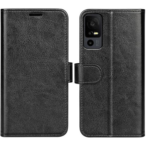 INORCO Za TCL 40R 5G protiprašna torbica za telefon s teksturo Crazy Horse PU usnjena denarnica s preklopnim stojalom, (22034566) Cene
