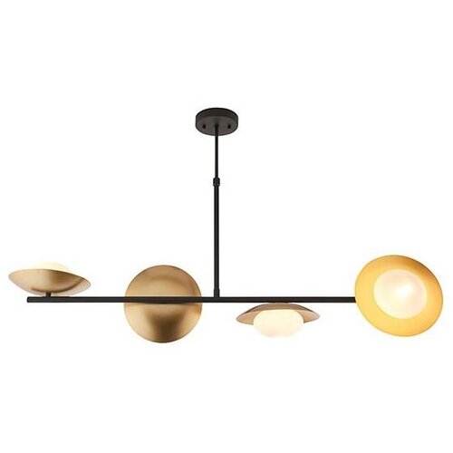  Endon 92036 - Visilica na sajli RUFFLE 4xG9/3W/230V mesing/crna Cene
