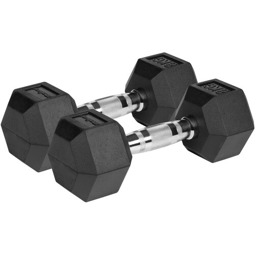 Rebel ACTIVE Gumirani HEX tegovi (bučice), par 2x8 kg, model RBA-2325-08 Cene
