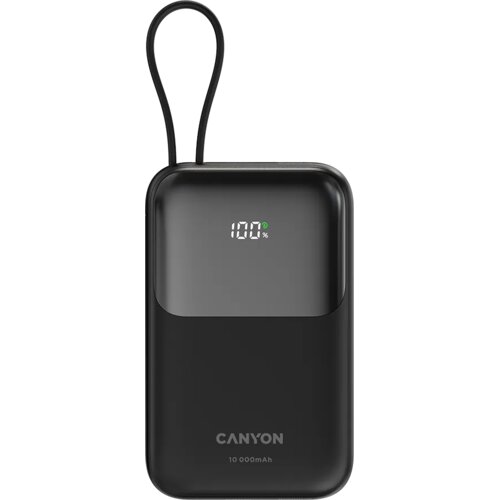  Power Bank OnPower 101 s Ugrađenim Kabelom 10000 mAh PD22.5W Crna Cijene