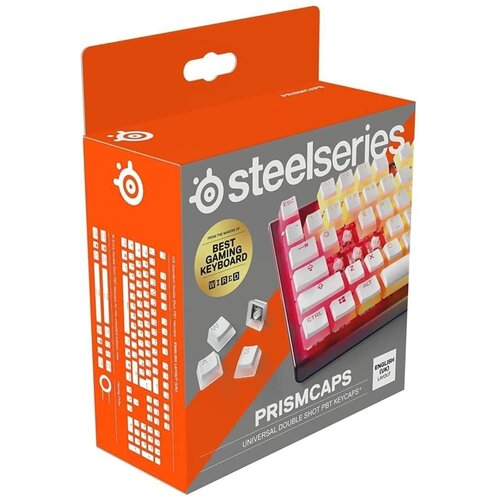 Steel Series PrismCaps komplet kapic za tipke bele barve za mehanske tipkovnice z UK postavitvijo Cene