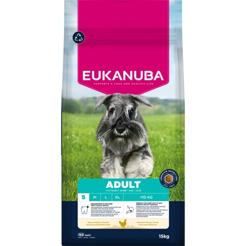 Eukanuba Premium Nutrition Adult Small Breed piletina - 2 x 15 kg Cijene