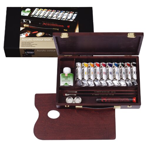  Akrilne boje Rembrandt box traditional/10x40ml+pribor Cene