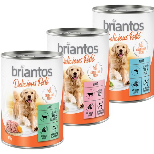 Briantos Poskusno pakiranje Delicious Pat&amp;eacute; - 6 x 400 g Slike