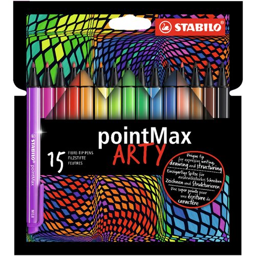 Stabilo flomasteri Point Max Arty 15/1 Slike