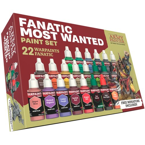 The Army Painter Warpaints Fanatic: Most Wanted Set Cene