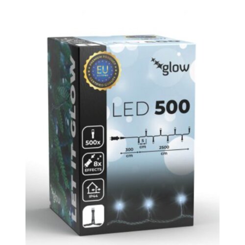 Home deco 500 led žaruljica bijele, zelena žica/ 25 metara IP 44 Slike