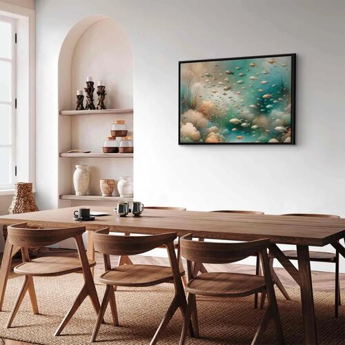  Slika - Oceanic beauty 60x40 U crnom drvenom okviru Cene