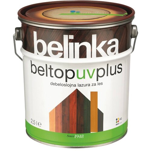 Belinka Debeloslojna lazura za les BELTOP UV PLUS (2,5 l, macesen, št.8) Cene