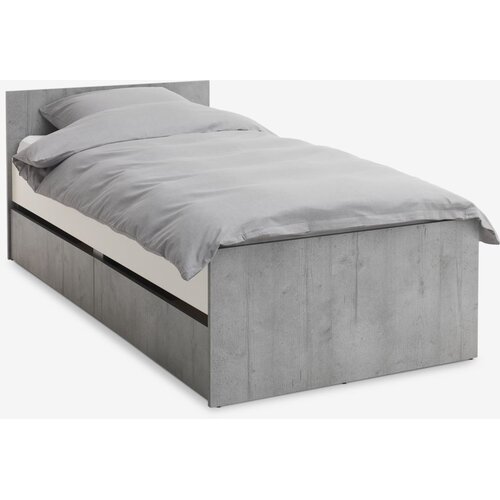 Linnea Ram krevet sa prostorom za odlaganje 90x200cm, Sivo-bijela Cijene