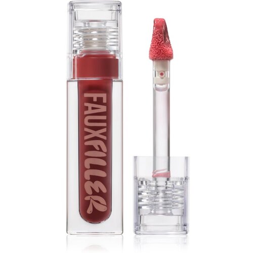 Huda Beauty Faux Filler Lip Gloss sijaj za ustnice za večji volumen odtenek Bombshell 3.9 ml Slike