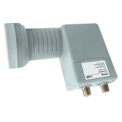 Amiko LNB Twin ECO L-208, &amp;scaron;um 0,1 dB, vodootporan, bijeli Slike