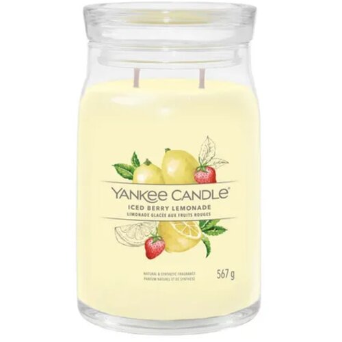 Yankee Candle Signature Jar dišeča sveča Iced Berry Lemonade - Large Cene