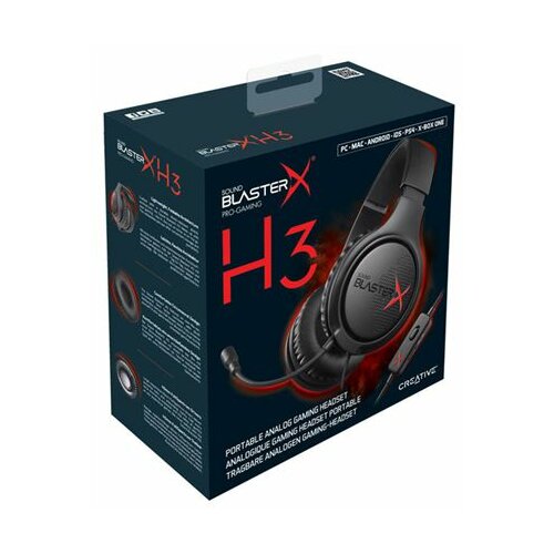Creative Labs Gaming Headset SoundBlaster X H3 slušalice Slike