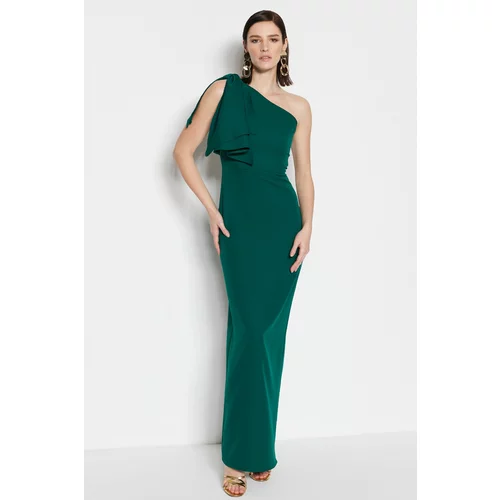 Trendyol Emerald Green Evening Wear Evening Dress