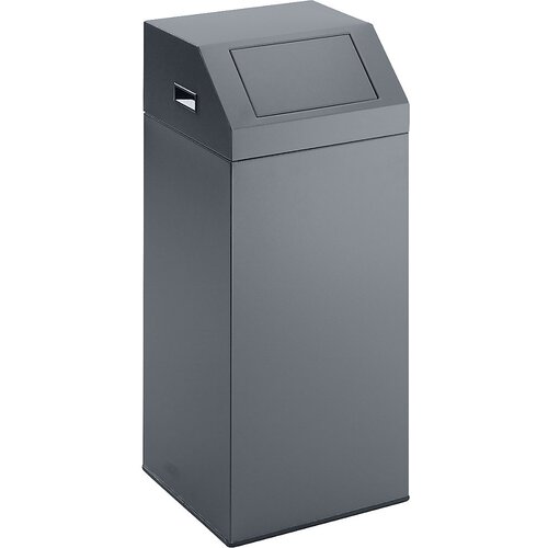 Eurokraft pro Zbiralnik surovin, prostornina 76 l, &amp;Scaron;xVxG 380 x 890 x 380 mm, antično srebrna Slike