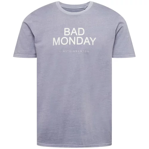 EINSTEIN & NEWTON Majica 'Bad Monday' svetlo modra / bela