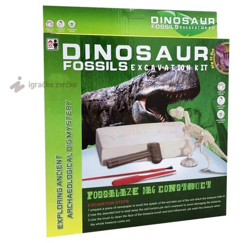 iskopaj dinosaurusa fosil excavation kit Slike