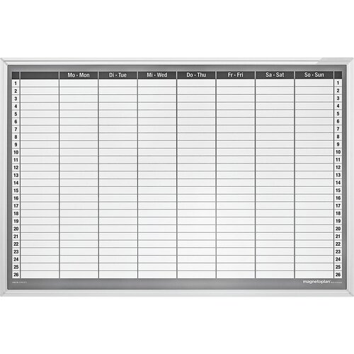 magnetoplan Komplet tedenskih planerjev, 7-dnevni teden, ŠxV 920 x 625 mm Cene
