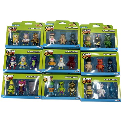 Stumble guys figura 3 kosi sort. Slike