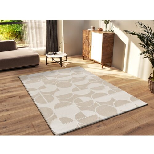 Universal Kremno belo-slonoko&amp;scaron;čena preproga 133x190 cm Flora &amp;ndash; Slike