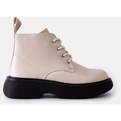 Gemre Beige combat boots Solis Cene