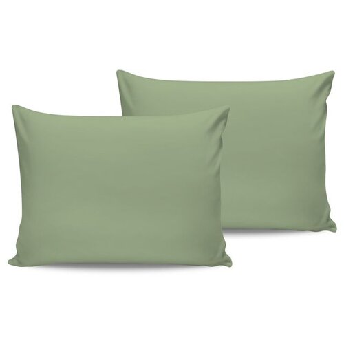 Light green green pillowcase set (2 pieces) (eu) (it) Slike