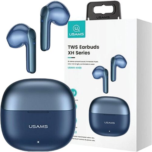 Usams brezžične slušalke bluetooth 5.1 tws serija xh modre, (21968812) Cene