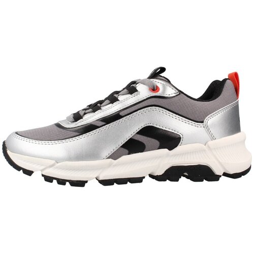 Geox Modne superge J Flexyper Plus Boy Srebrna Slike