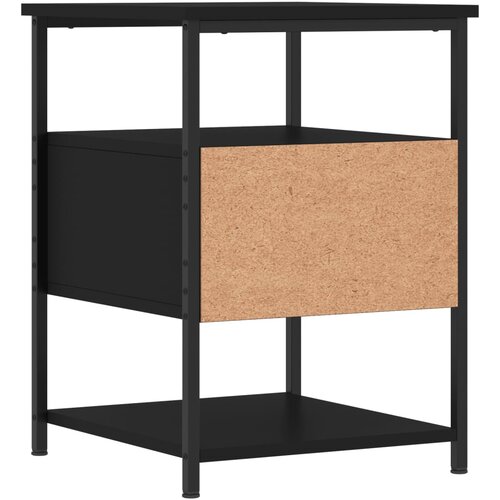  Noćni ormarići 2 kom crni 40 x 42 x 56 cm od konstruiranog drva Slike