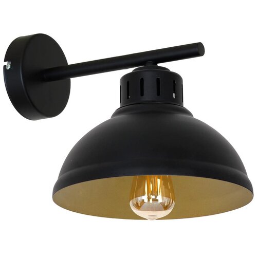  Zidna lampa SVEN 1xE27/15W/230V crna/zlatna Cene