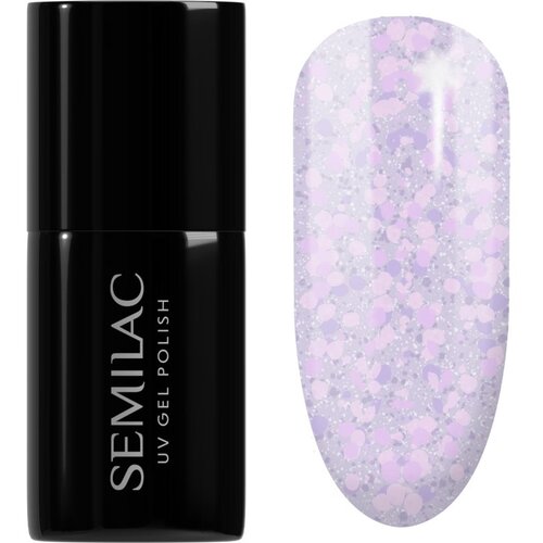 Semilac UV Hybrid Crushed_ICE gel lak za nohte z uporabo UV/LED lučke odtenek 492 Icy Lavender Bliss 7 ml Cene