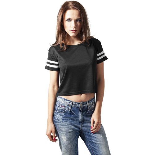 UC Ladies Ladies Mesh Short Tee blk/wht Cene