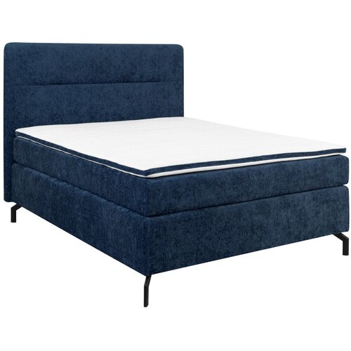 Esposa POSTELJA BOXSPRING 140 cm x 200 cm , tekstil temno modra Cene