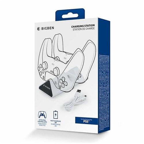 Playstation Bigben charging station za 2 x PS5 Dualsense kontrolere USB A - USB c kabel Cene