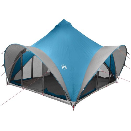 vidaXL Tipi šator s krovom Plava 6 osoba Poliester i čelik - Plava 400 x 400 x 320 cm Cene